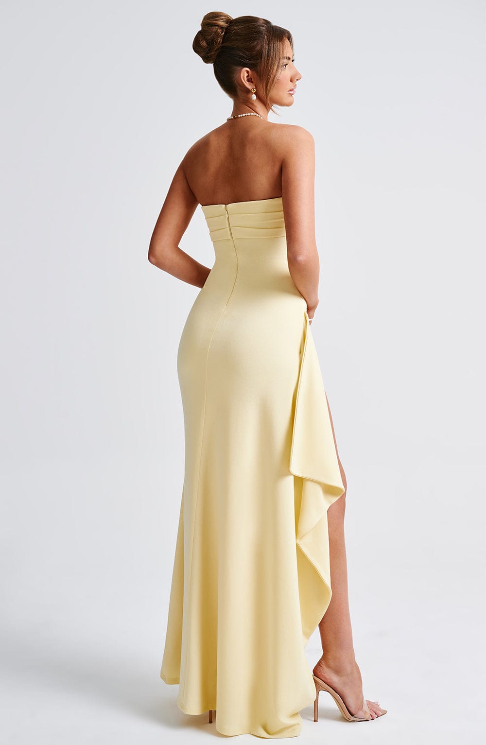 Pearson™ - Strapless Draped Maxi Dress