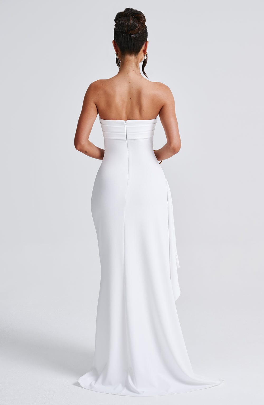 Pearson™ - Strapless Draped Maxi Dress