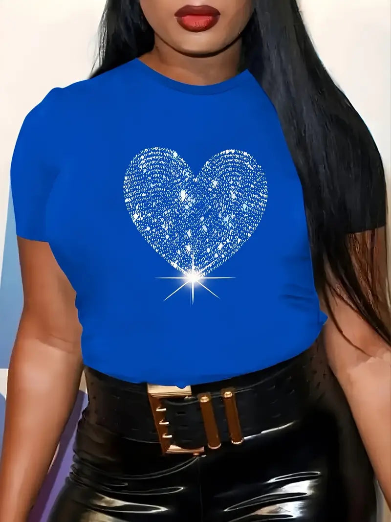 Big Sparkling Love T-Shirt | Together against diabetes