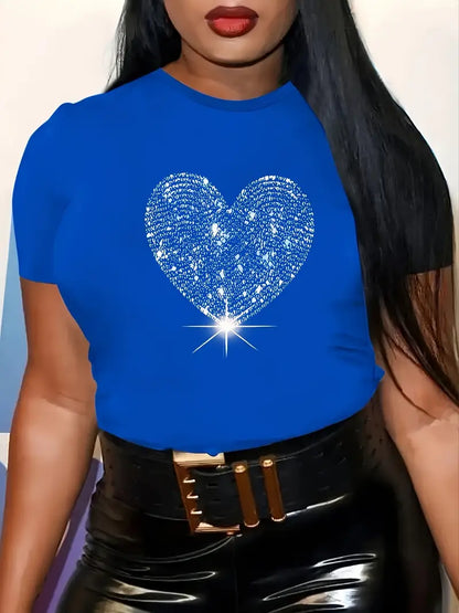 Big Sparkling Love T-Shirt | Together against diabetes