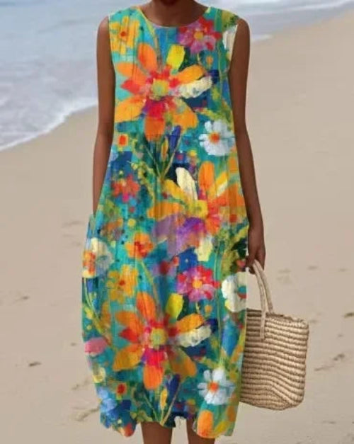 Amira™ Vibrant Floral Dress