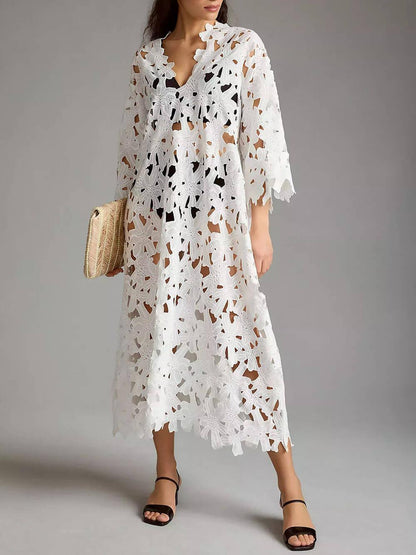 Kirra™ - Cover Lace Beach Maxi Dress