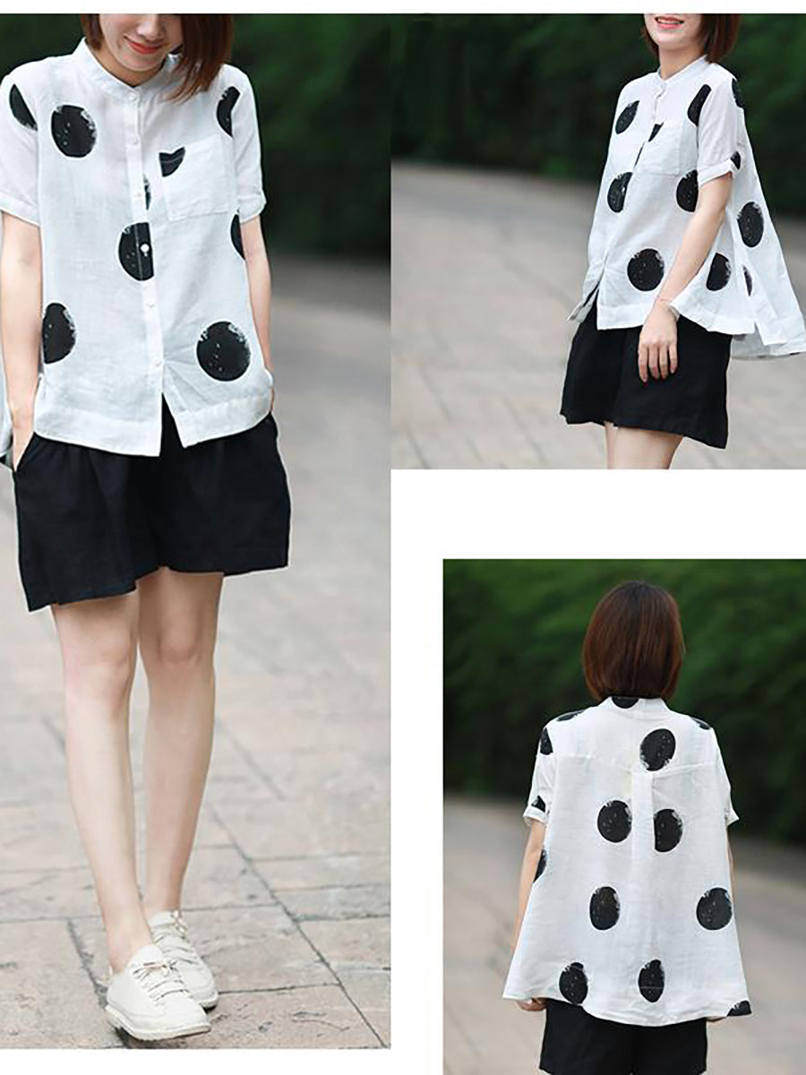 Serelina™ – Playful Dot Shirt