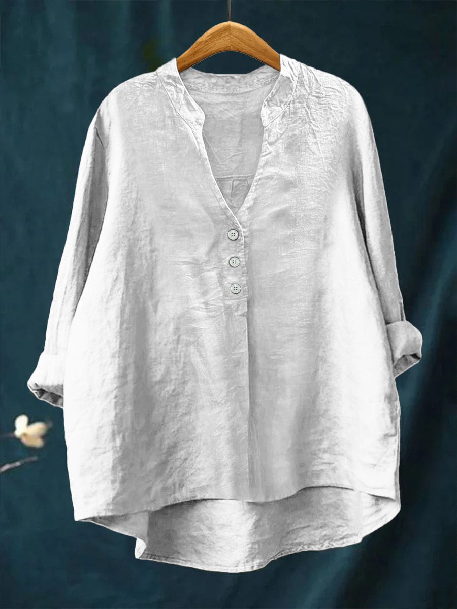 Sabrina™ Classic Linen Blouse
