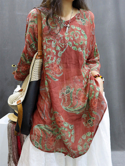 Clarissa™ Vintage Floral Blouse