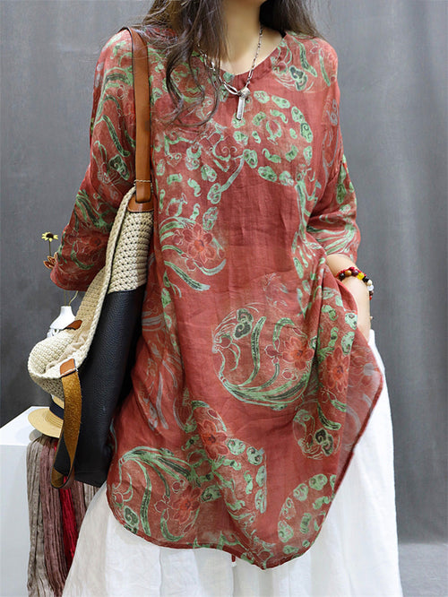 Clarissa™ Vintage Floral Blouse