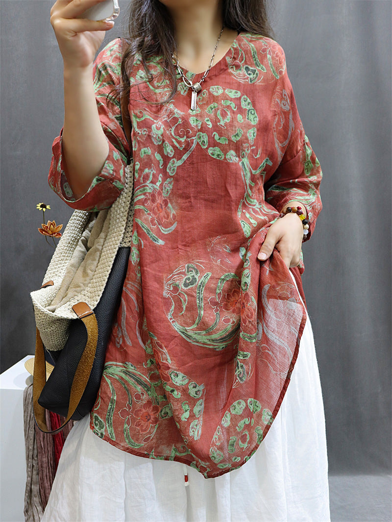 Clarissa™ Vintage Floral Blouse