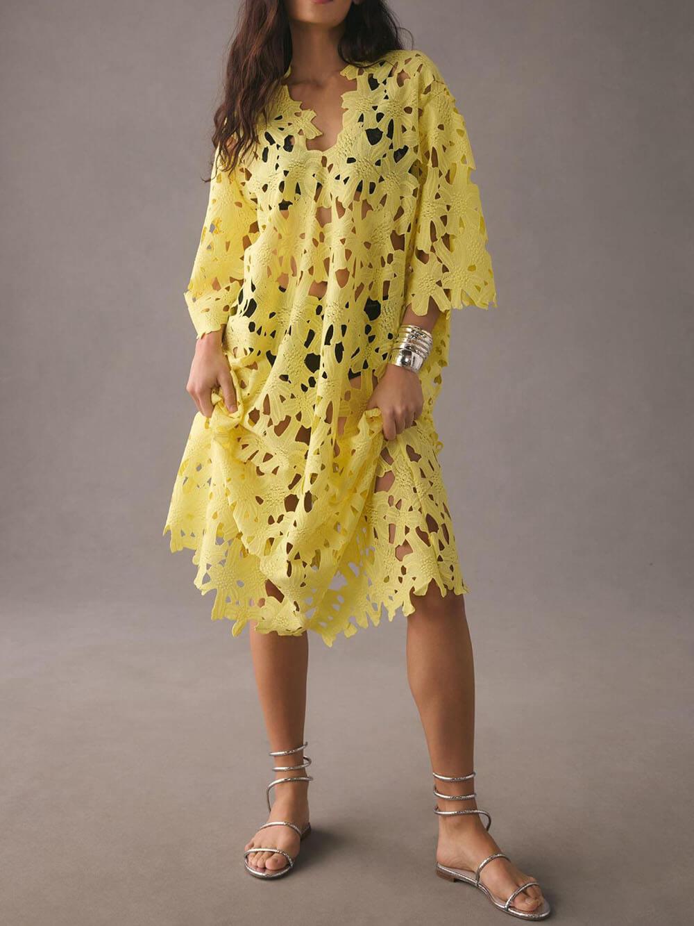 Kirra™ - Cover Lace Beach Maxi Dress