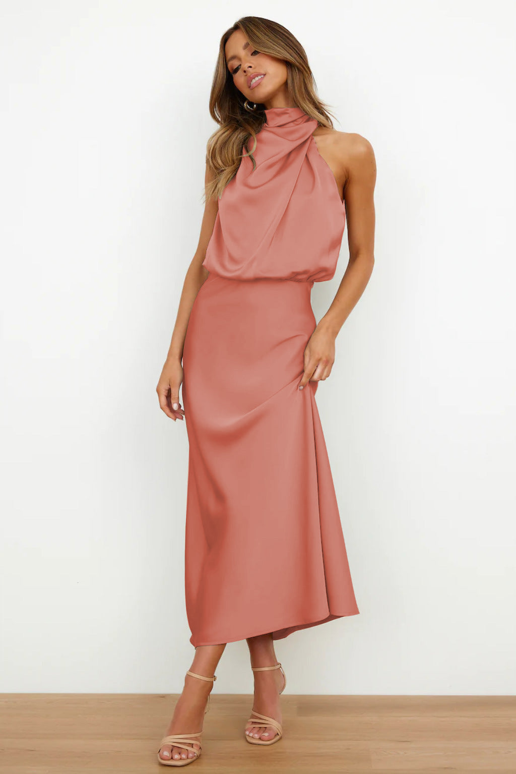 Seraphina™ Satin Midi Dress