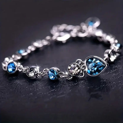 Heart of the Sea Rhinestone Bracelet | Together against diabetes
