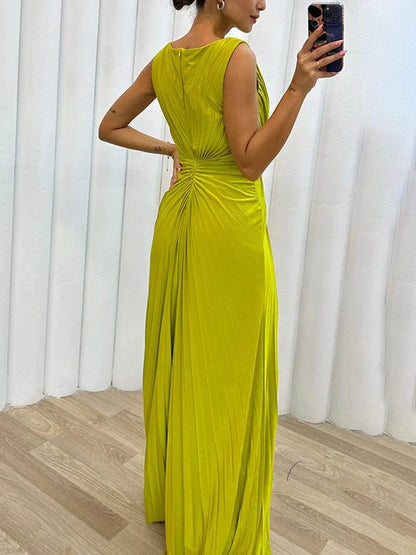 Jade™ Pleated Elegant Dress