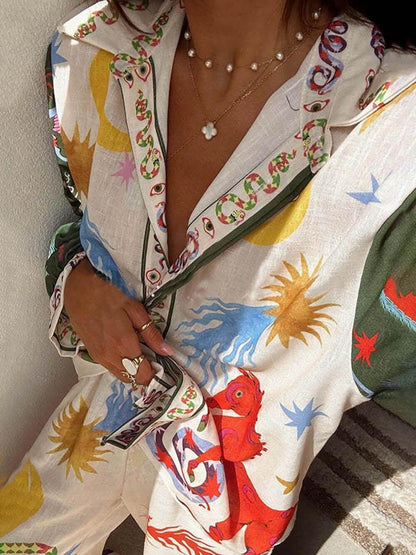 Jannali™ - Two Piece Lounge Silk Set