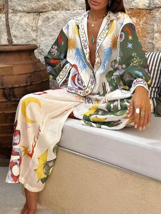 Jannali™ - Two Piece Lounge Silk Set