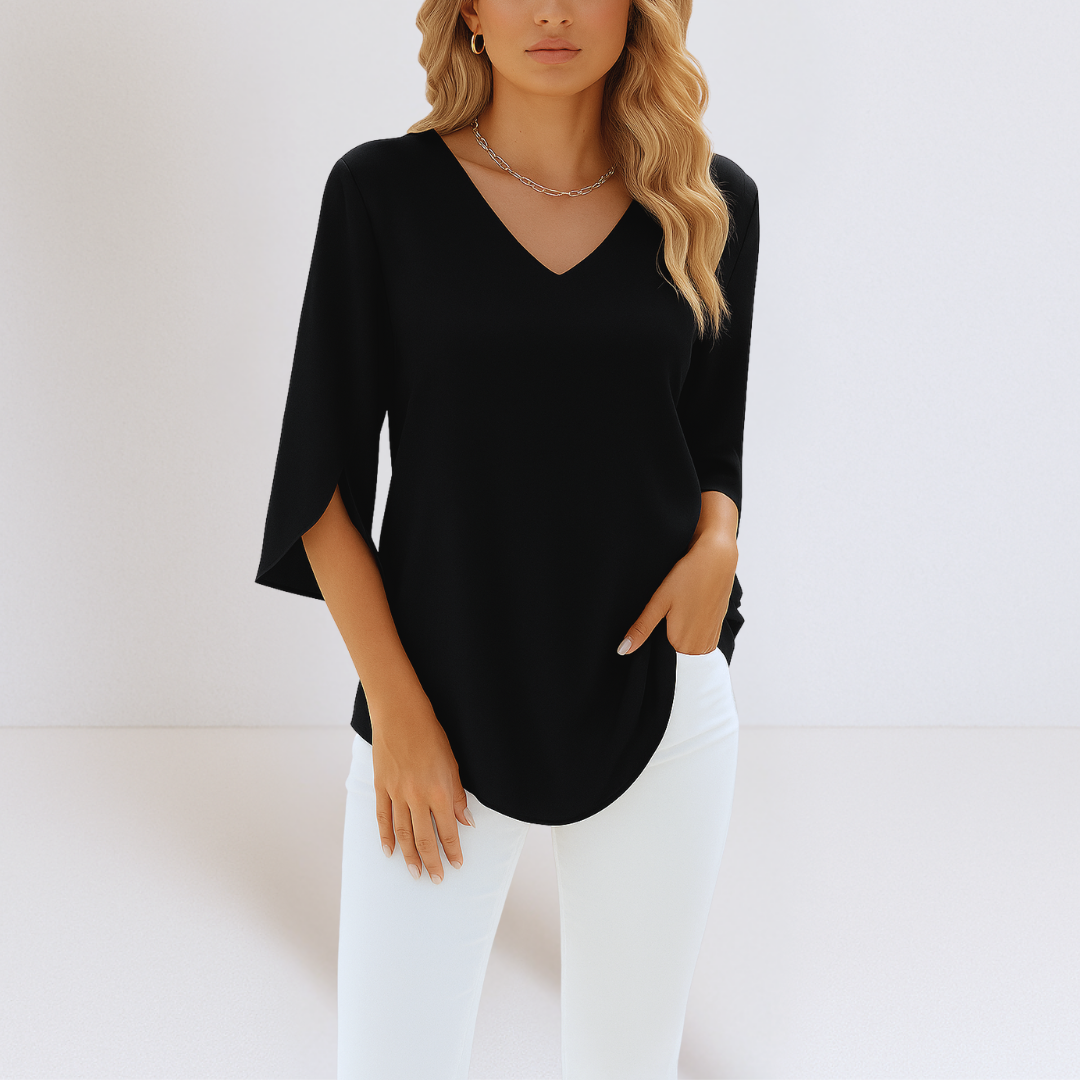 Shiella™ – V-neck blouse
