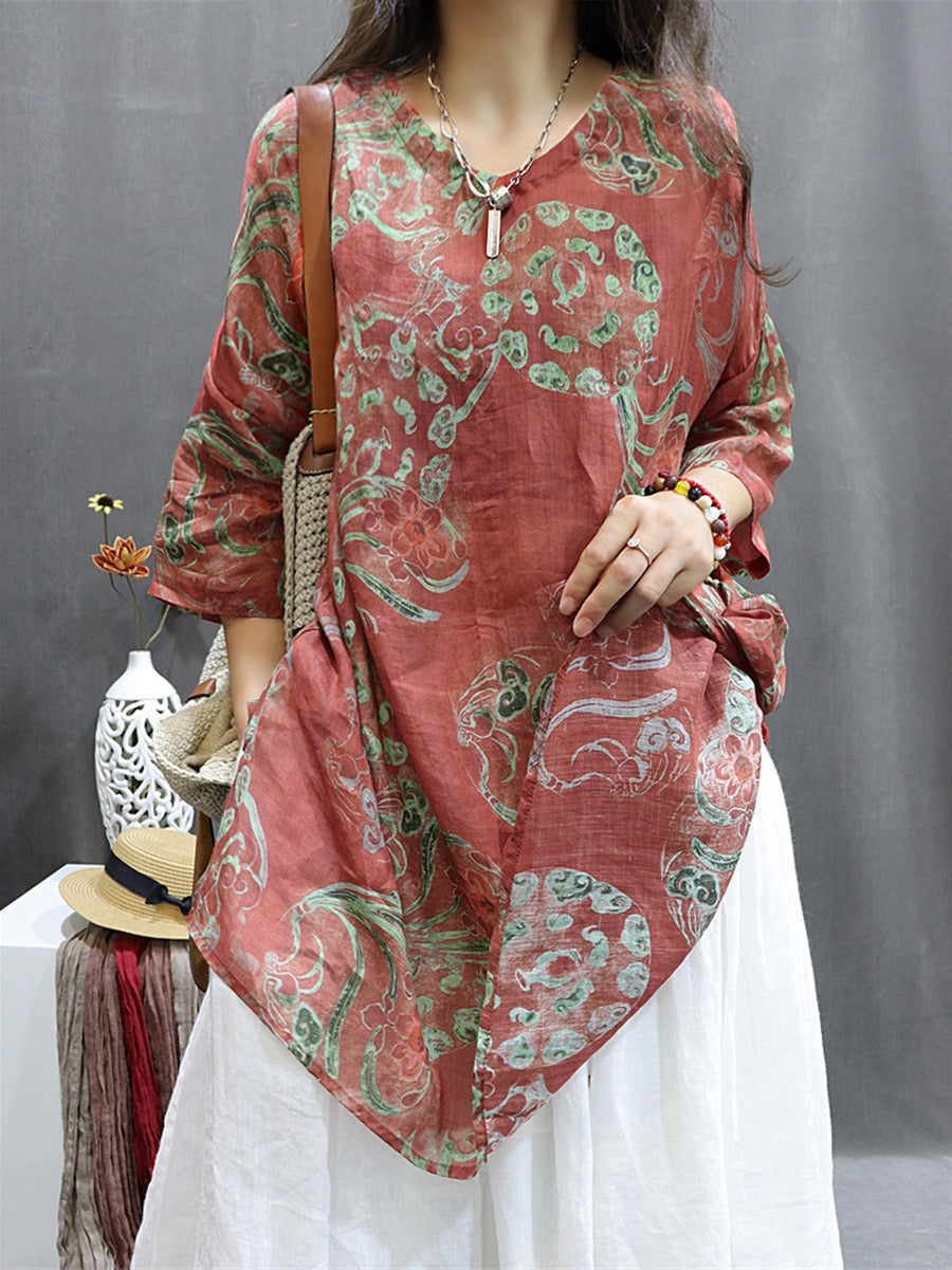 Clarissa™ Vintage Floral Blouse