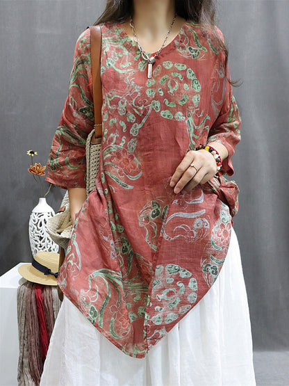 Clarissa™ Vintage Floral Blouse