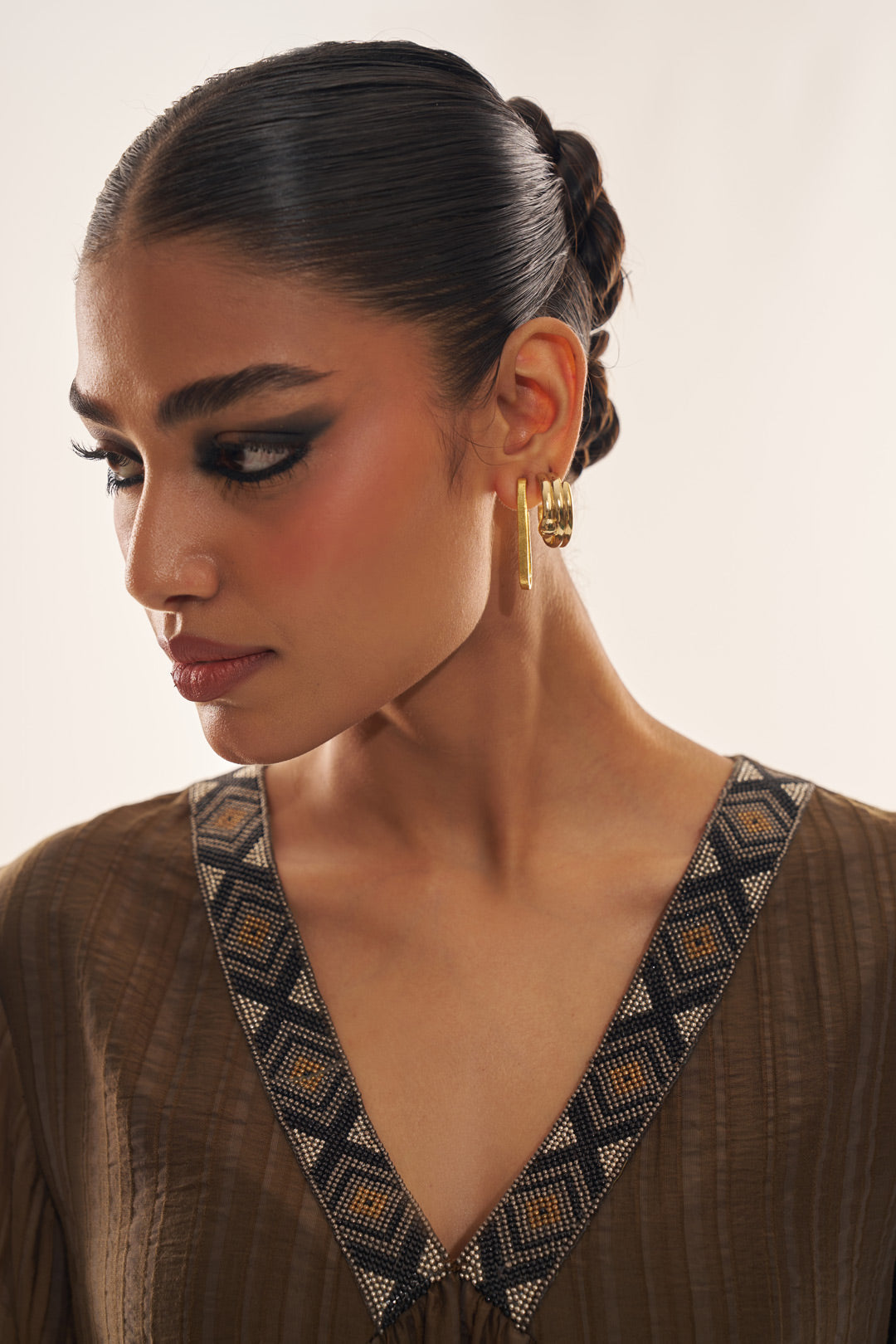 Genevieve™ - V-Neck Lace Blouse