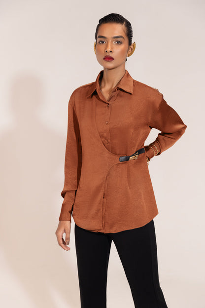 Avery™ - Luxe Satin Shirt
