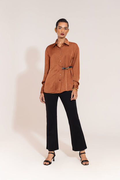 Avery™ - Luxe Satin Shirt