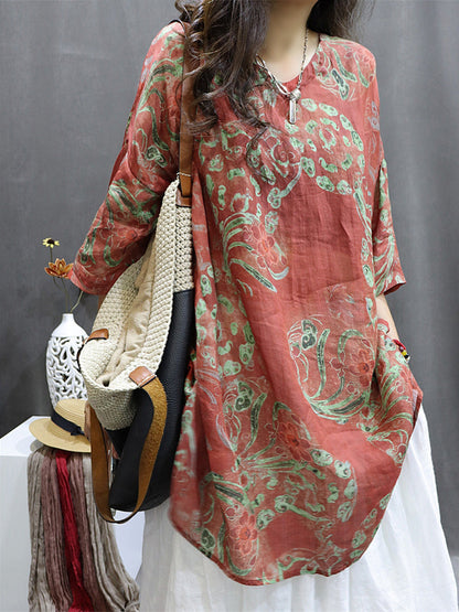 Clarissa™ Vintage Floral Blouse