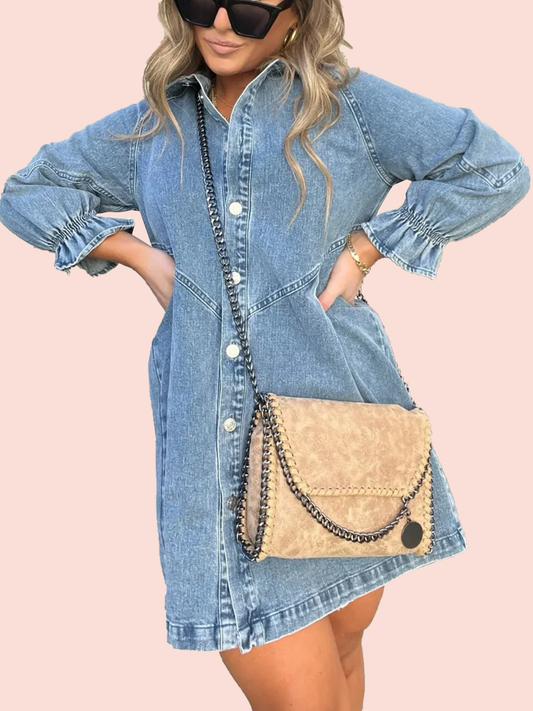 Delilah™- Denim Mini Dress