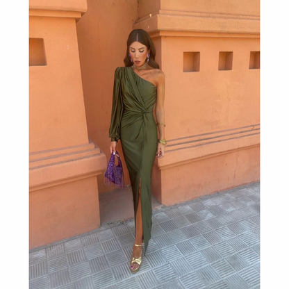 Kira™-  One-Shoulder Maxi Dress