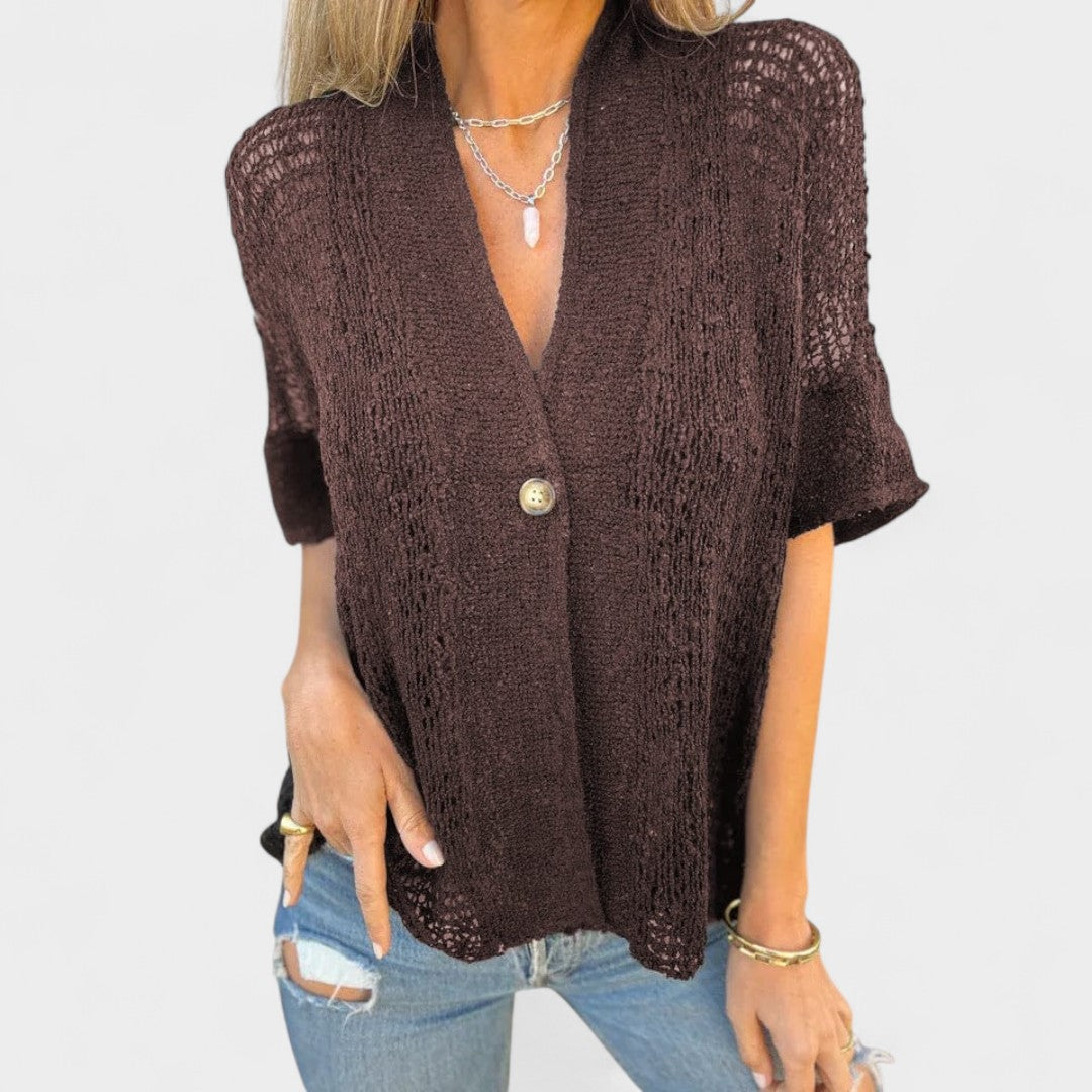 Imara™ Knit Open-Front Cardigan