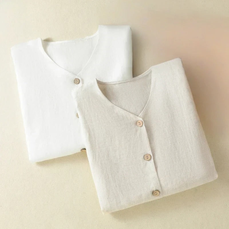 Elizza™ – Women’s Thin Linen Top