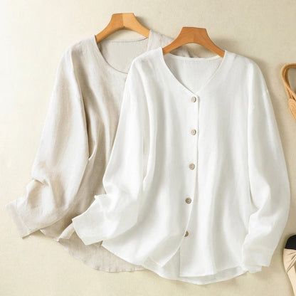 Elizza™ – Women’s Thin Linen Top