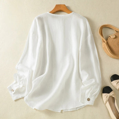 Elizza™ – Women’s Thin Linen Top