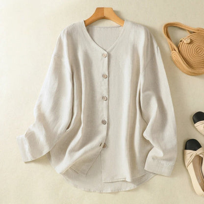 Elizza™ – Women’s Thin Linen Top