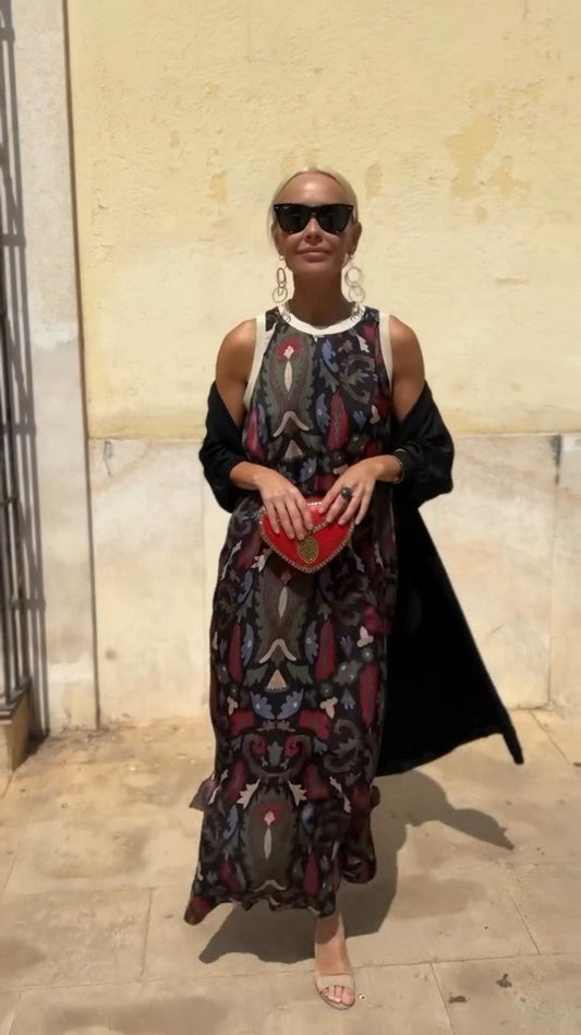 Thiana™ - Stylish Long Dress with Cardigan