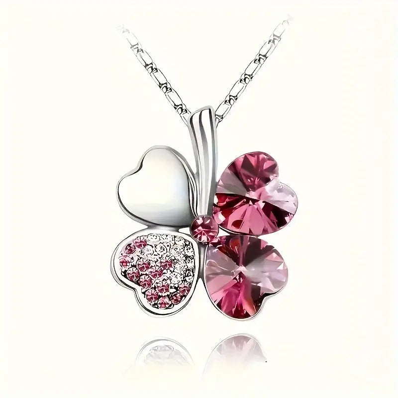 Four-Leaf Clover Necklace | Together Against Breast Cancer