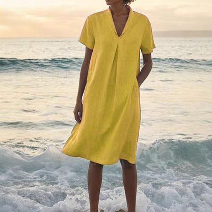 Bella™ – Summer Dress with V-Neck