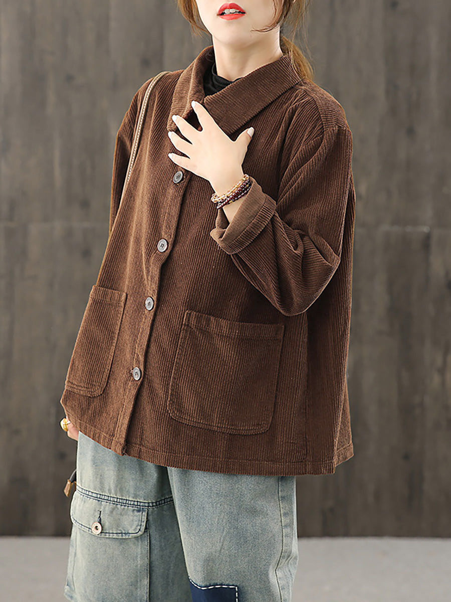 Elowen™ Corduroy Button Jacket