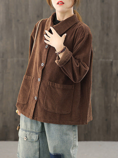 Elowen™ Corduroy Button Jacket