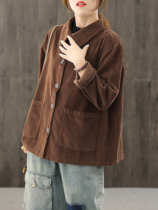 Elowen™ Corduroy Button Jacket