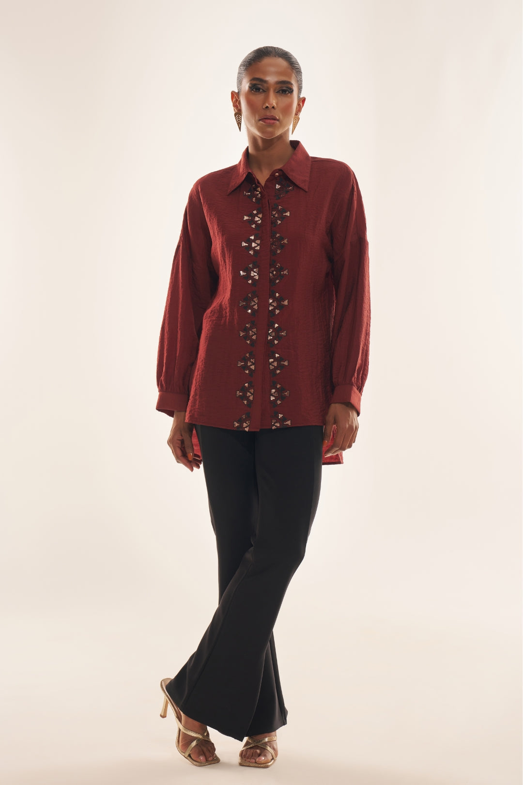 Stephanie™- Silk Long Shirt