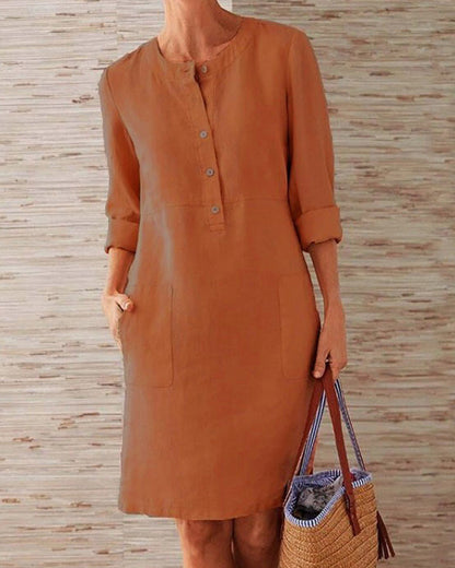 Dariane™ - Casual Linen Dress