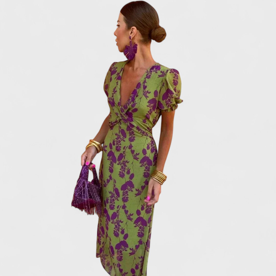 Lena™ – Floral Wrap Dress
