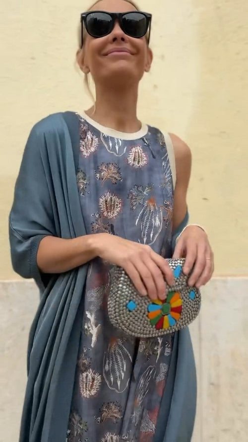 Valina™ - Elegant Maxi Dress with Cardigan