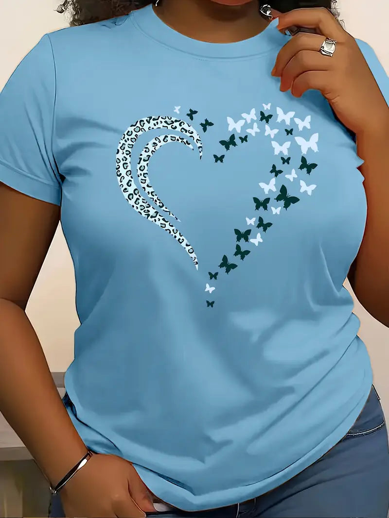 Butterfly Heart T-Shirt | Together against diabetes