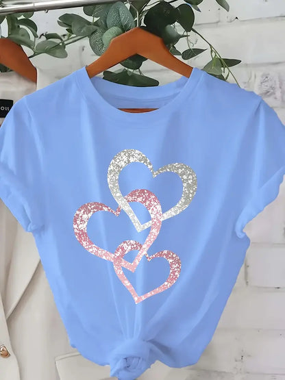 Sparkling Heart T-Shirt | Together against diabetes