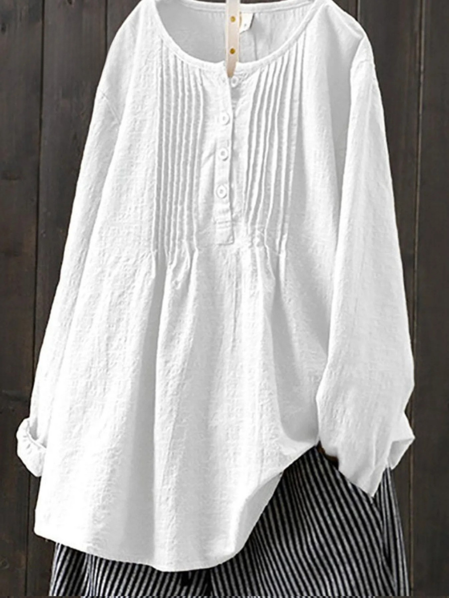 Florence™ - Women's Casual Linen Blouse