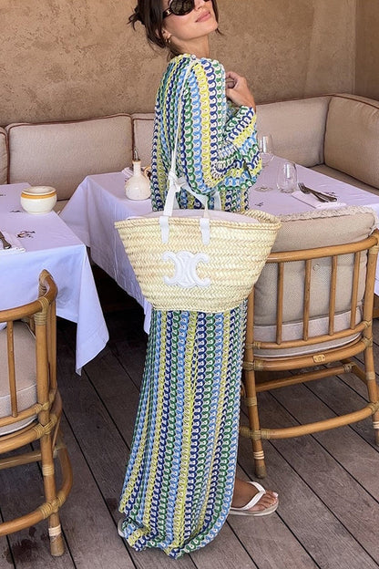 Lia™ Patterned Print Maxi Dress