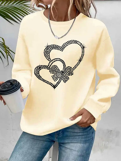 Sparkling Heart Sweatshirt | Together against Breast Cancer