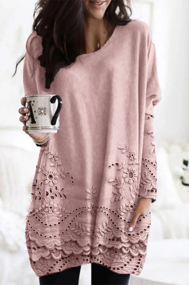 Aila™ Cozy Lace Blouse