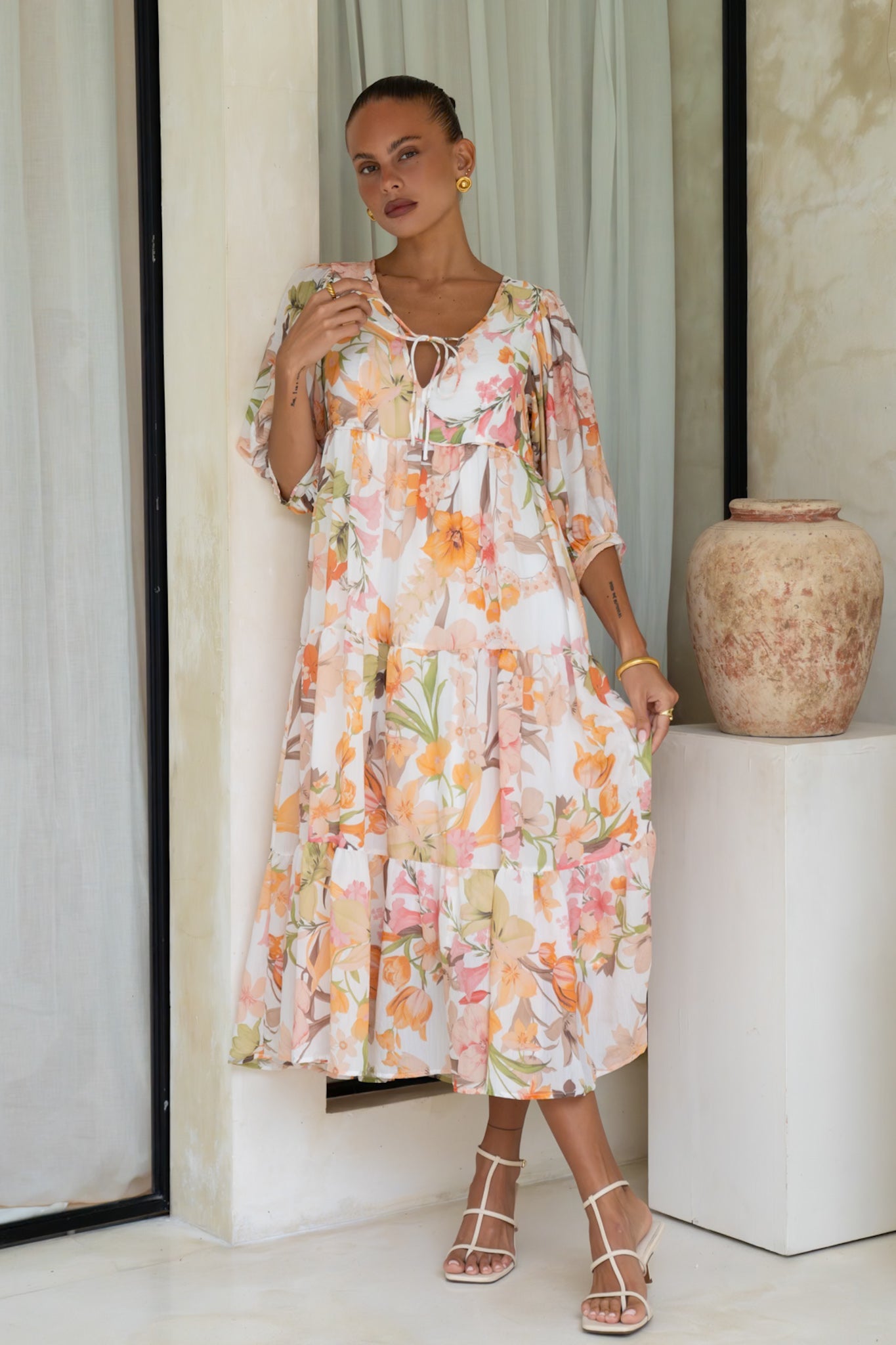 Lillian™ – Floral Maxi Dress