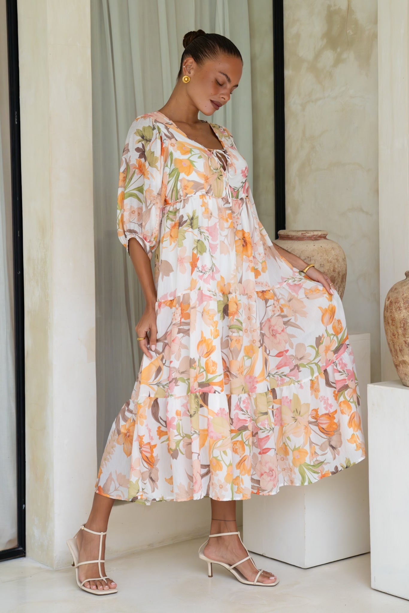 Lillian™ – Floral Maxi Dress