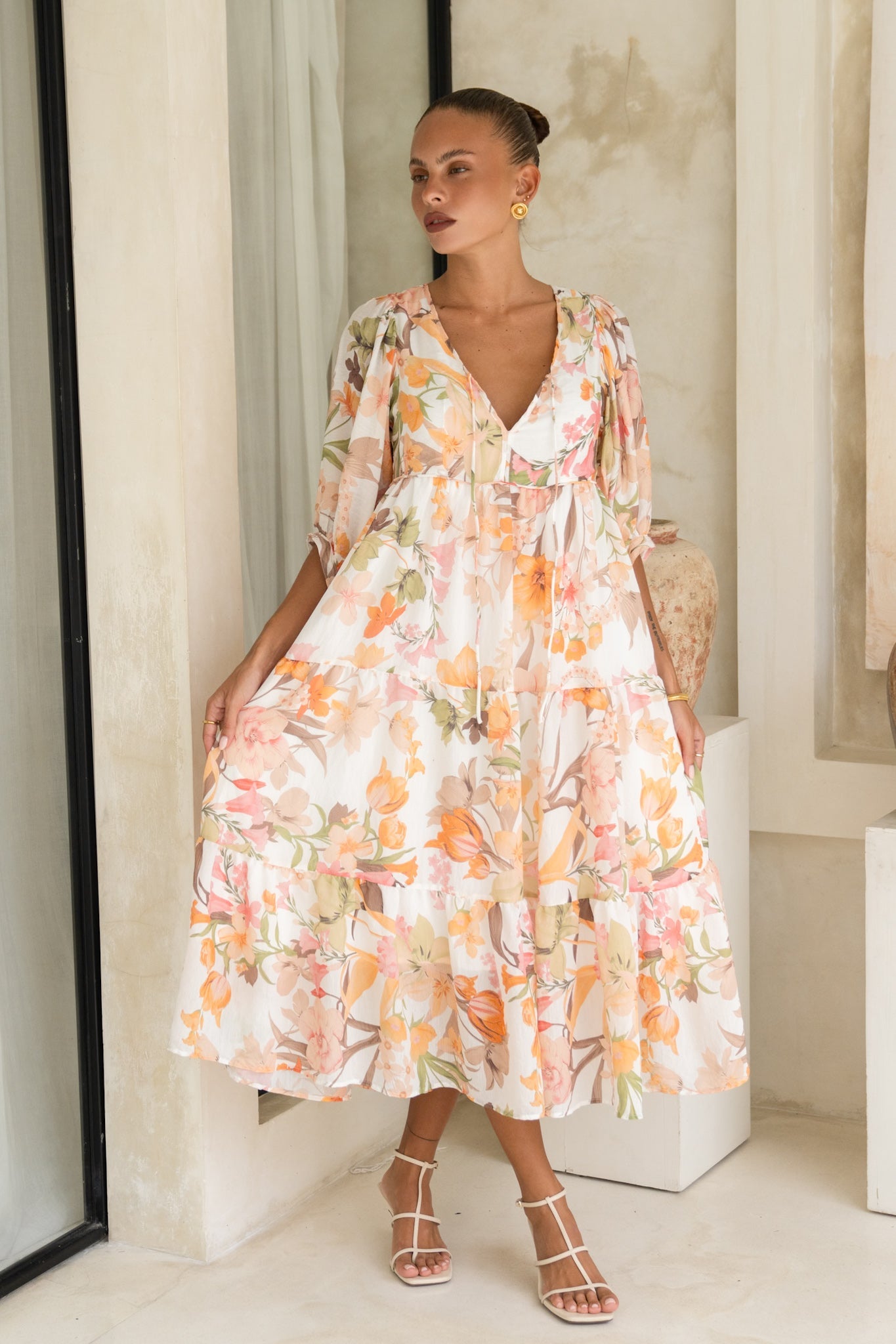 Lillian™ – Floral Maxi Dress